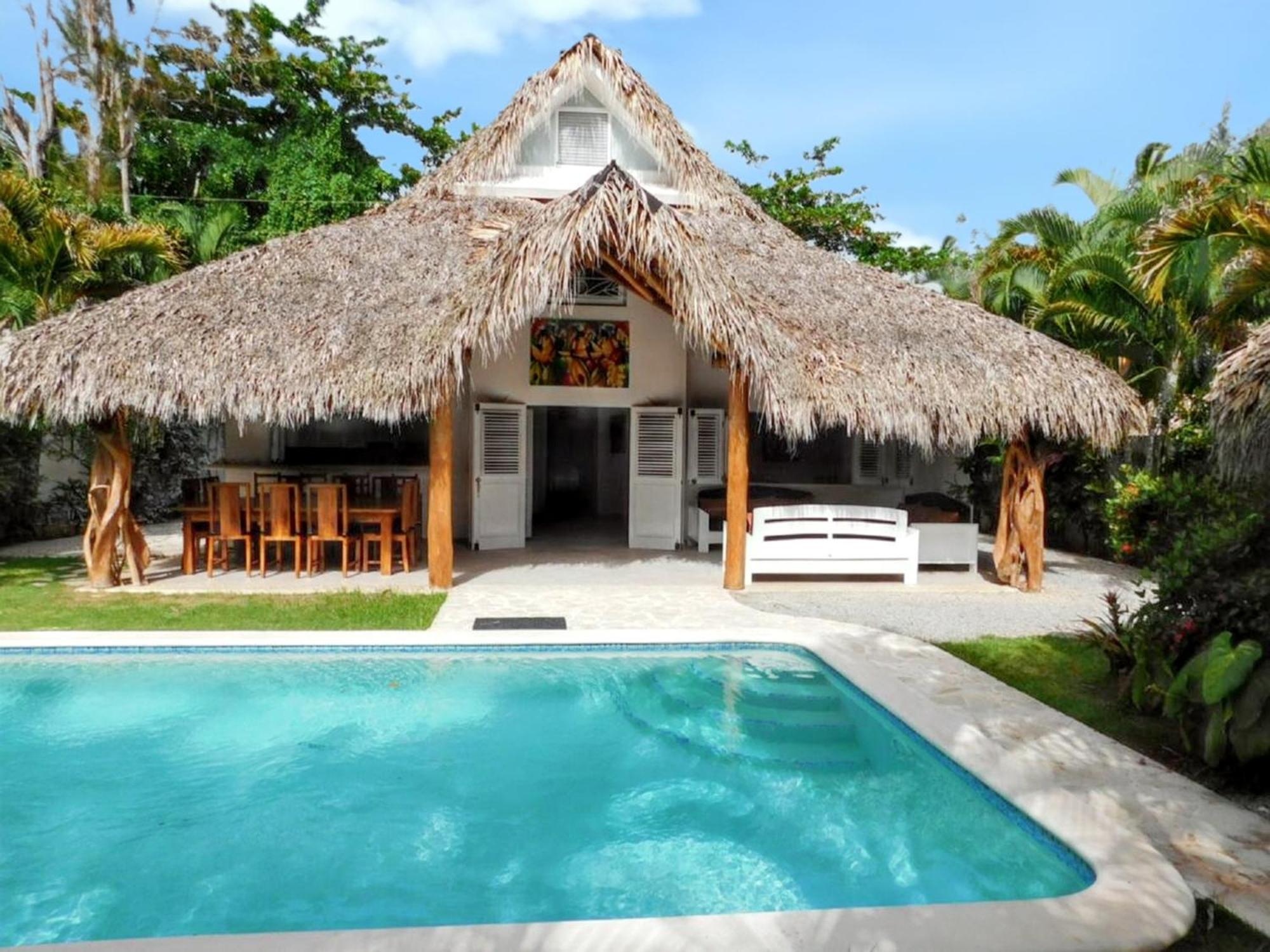 4 Bedrooms House At Las Terrenas 250 M Away From The Beach With Private Pool Enclosed Garden And Wifi 外观 照片